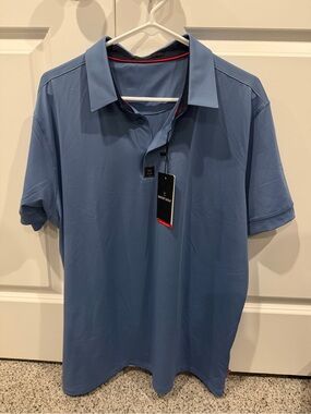 Ghost golf polo men’s large light blue